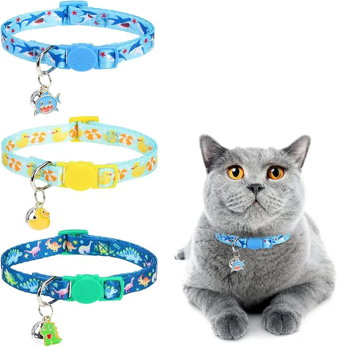 Selected 3 Pack Breakaway Cat Collars Environmentally Friendly