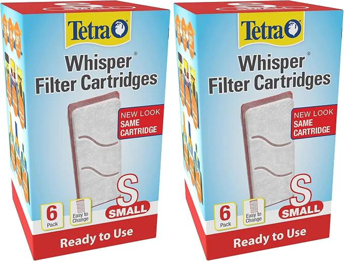Certified Tetra Filter Aquarium Cartidges Removes Odors and Discoloration Ready to Use Original