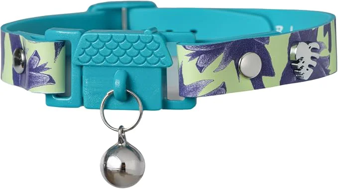 Reusable Kittyrama Botanicals Lotus Cat Collar. Award Winning. Hypoallergenic Quick Expertly Made