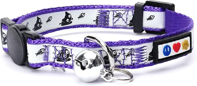 Trusted Pawtitas Glow in The Dark Cat Collar Selected