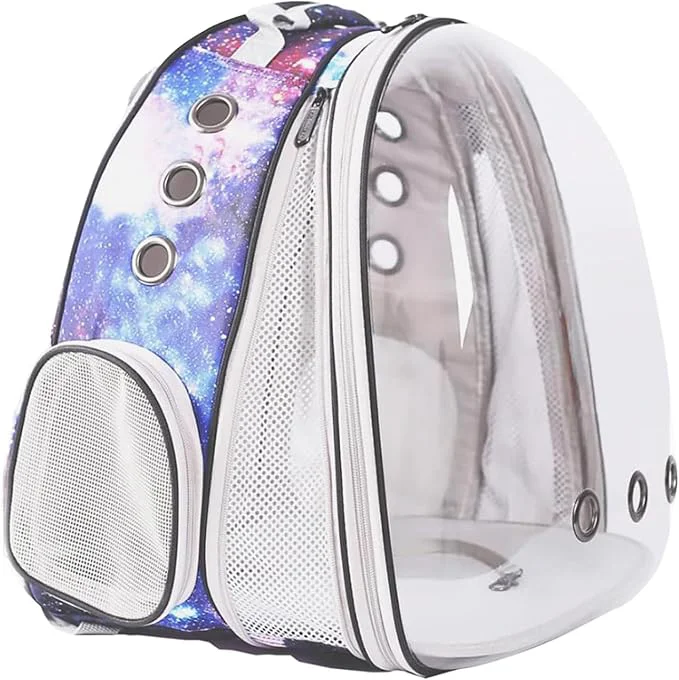 Dependable Front Expandable Cat Backpack Carrier Fit up to 20 lbs Printed Artwork Trendy
