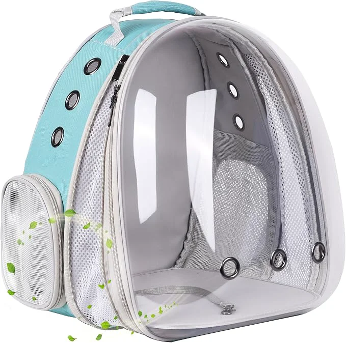 Trendy Front Expandable Cat Backpack Carrier Fit up to 20 lbs Space Capsule Bubble Original Design