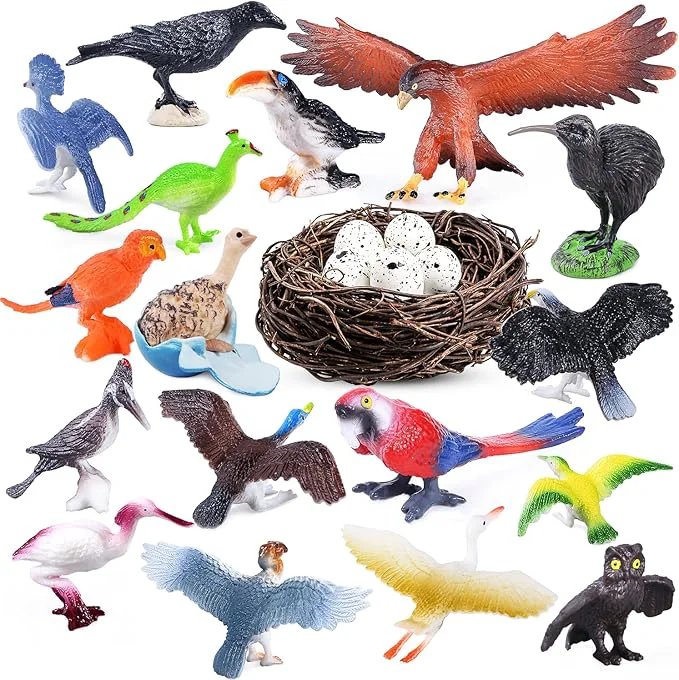 Responsible SIENON 23Pcs Birds Toys Playset Premium Material