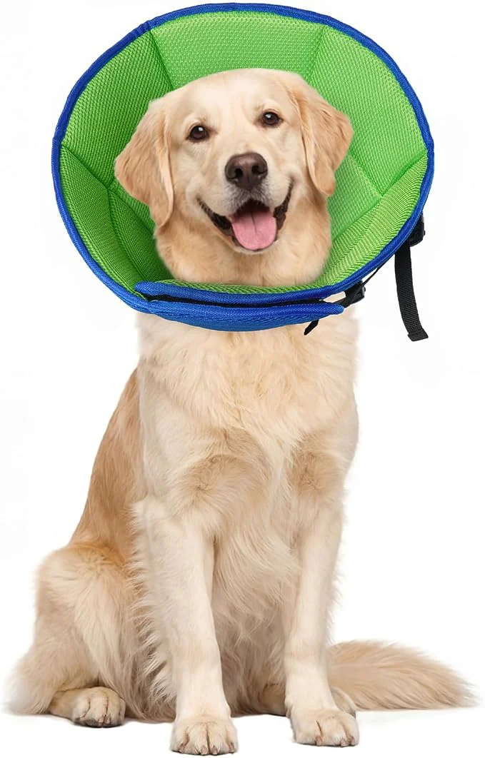 Secure Dog Cone for Large Dogs After Surgery Soft Dog Cone Collar for Dogs to Stop Optimized
