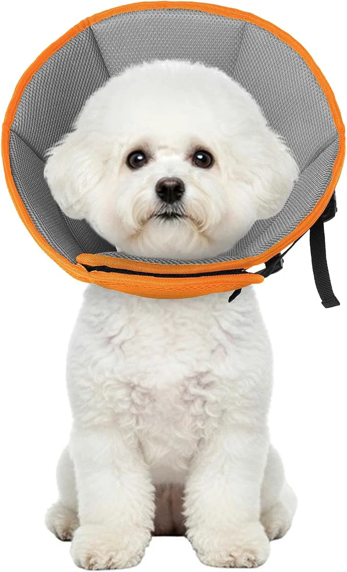 Carefully Designed Dog Cone Collar Soft Cone for Medium Dogs After Surgery Adjustable Elizabethan Pure