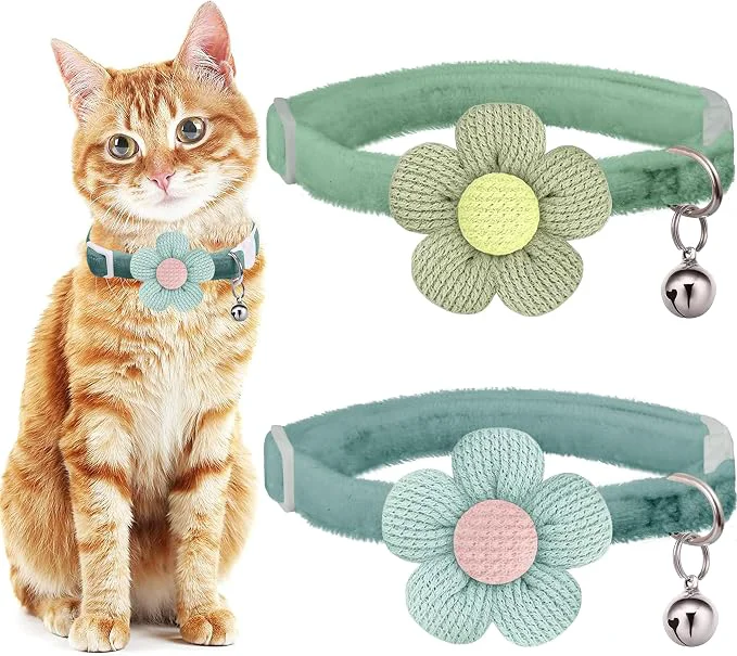 Casual Breakaway Cat Collars with Bells MUZIEBA Kitten Collar Efficient