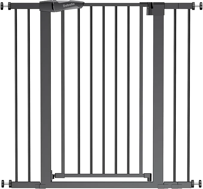 World-Class BABELIO 36 Tall Baby Gate 26-40 Wide Auto Close Pet Gate PressGuard C5 Secure