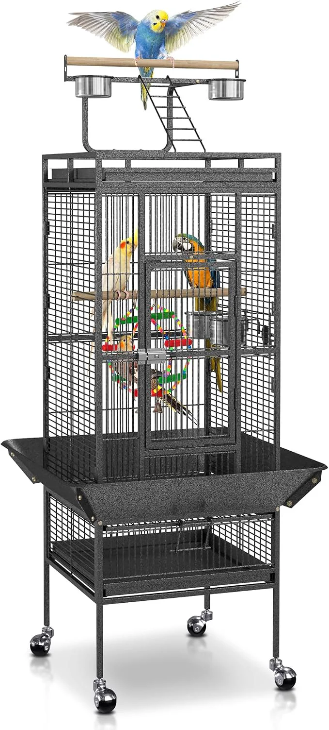 Elite SUPER PRO 61-inch 2in1 Large Bird Cage Relaxed