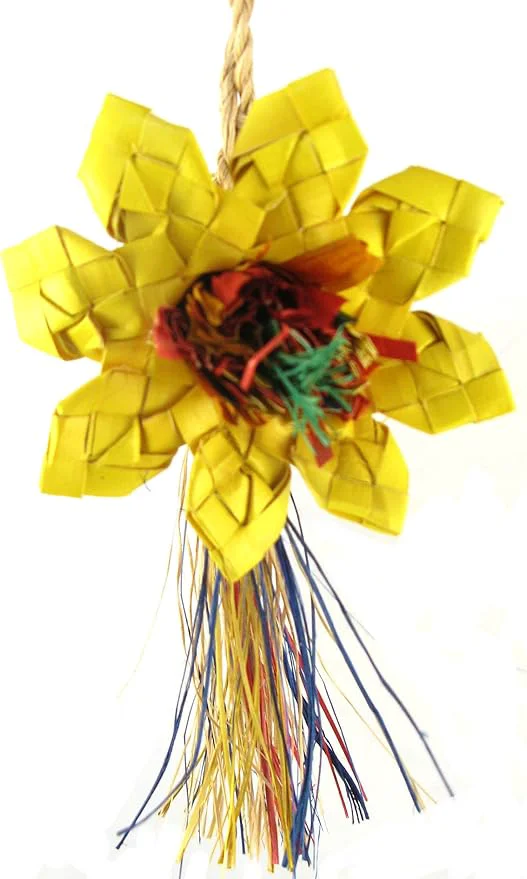 Authentic Planet Pleasures Sunflower Bird Toy Fast