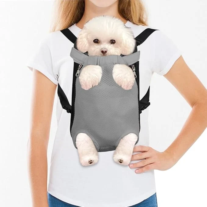Elite FEimaX Dog Carrier Backpack Pet Legs Out Front Cat Travel Bag Adjustable Puppy Solid