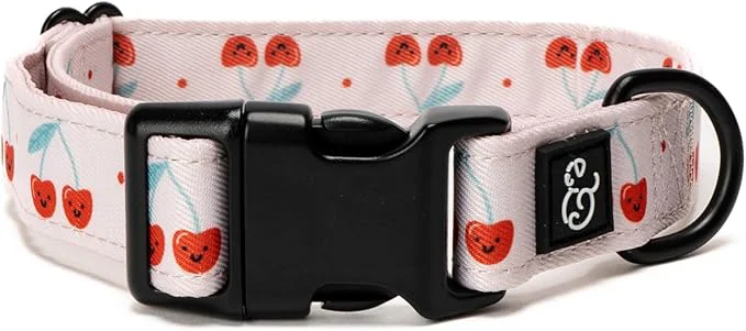Artisan Lucy Co. Cheery Cherries Dog Collar Superior