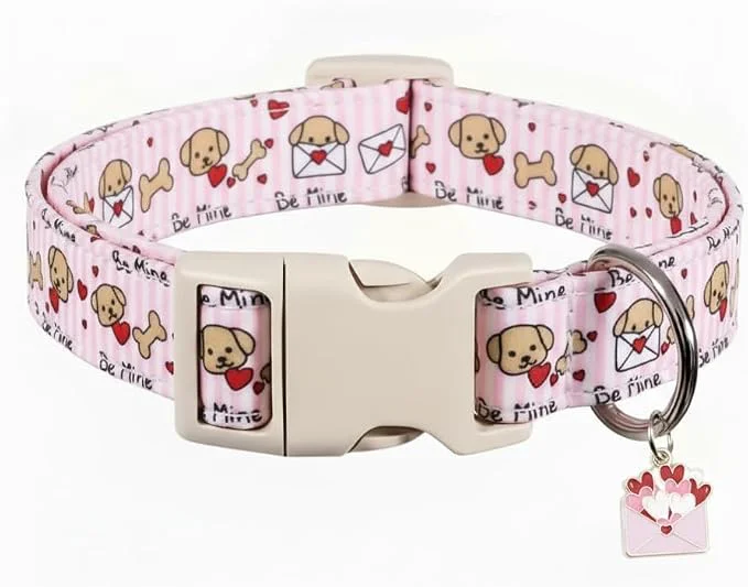 Authentic Pink Dog Collar Girl Dog Collar Innovative