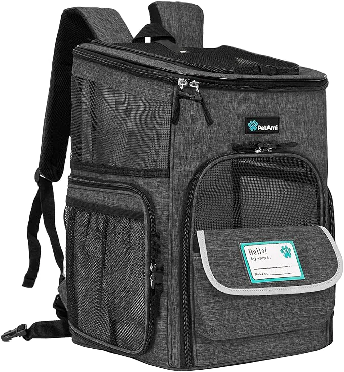 Premium Material PetAmi Dog Backpack Carrier Airline Cat Backpacks High-Performance