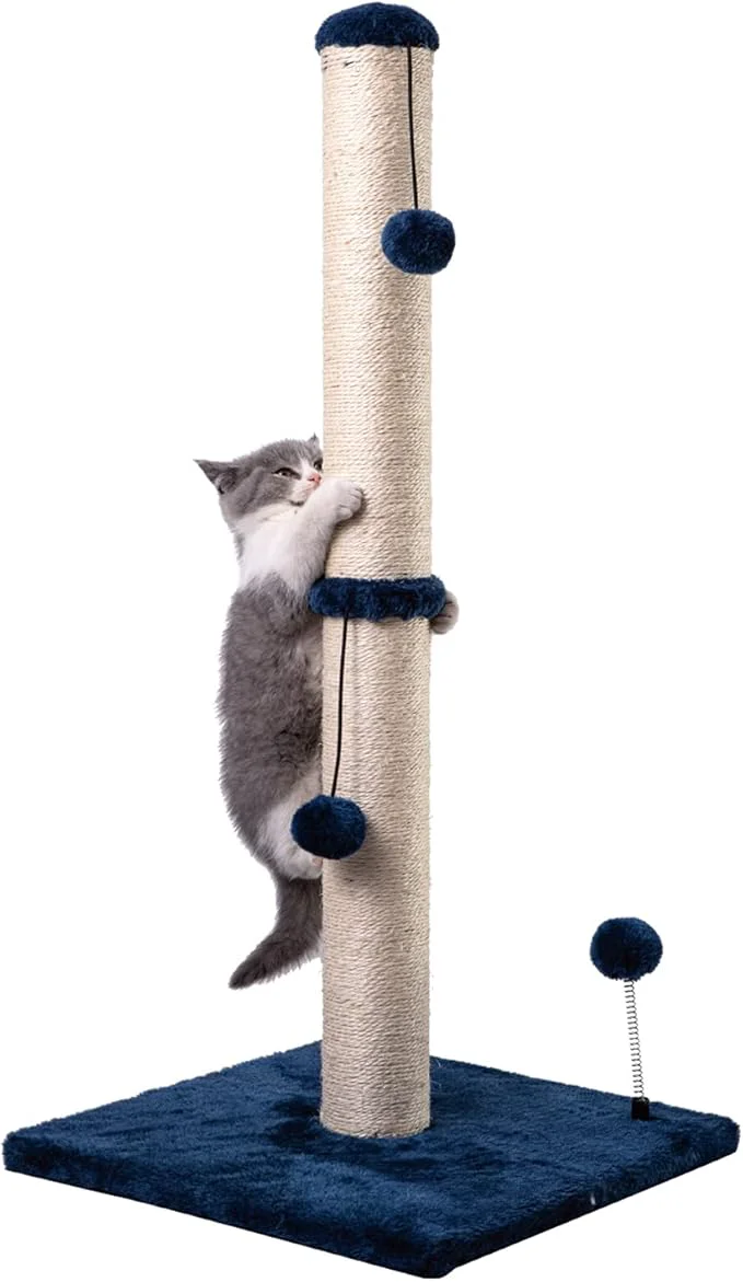 Breathable MECOOL 34 Tall Cat Scratching Post Premium Basics Kitten Scratcher Sisal Clean