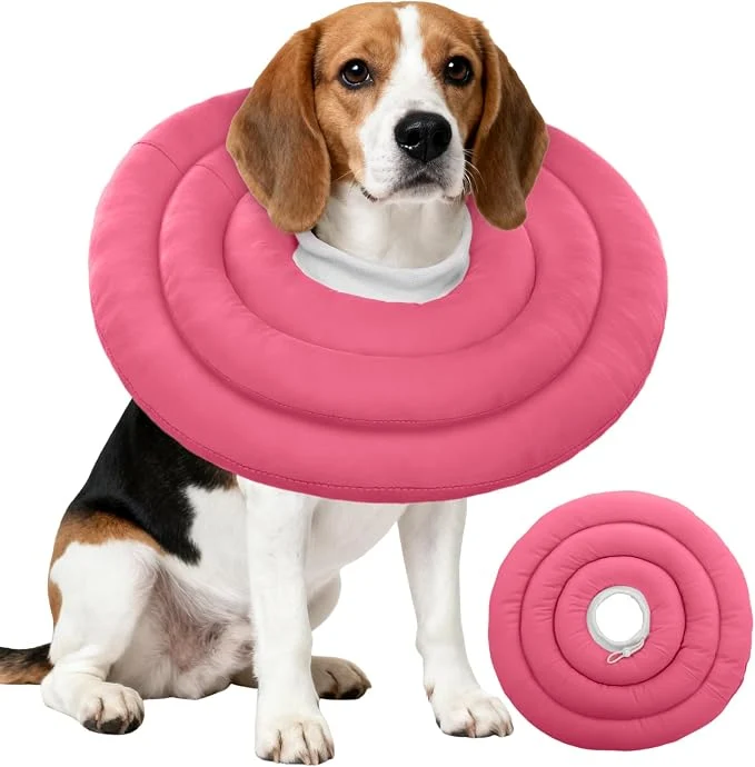Green IDOMIK Dog Recovery Collar Waterproof Soft Dog Cone After Surgery Comfy First-Class