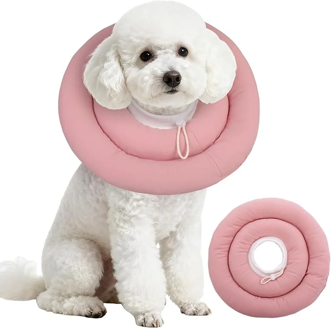 IDOMIK Dog Recovery Collar Waterproof Soft Dog Cone After Surgery Comfy High-End