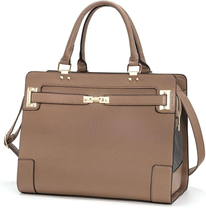 Selected Fashion Pet Carrier Dog Cat Carrier Purse Soft-Sided Leather Handbag Pet Tote Premium