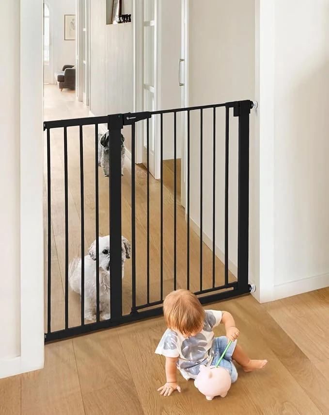 Detailed COMOMY 36 Extra Tall Baby Gate Elegant