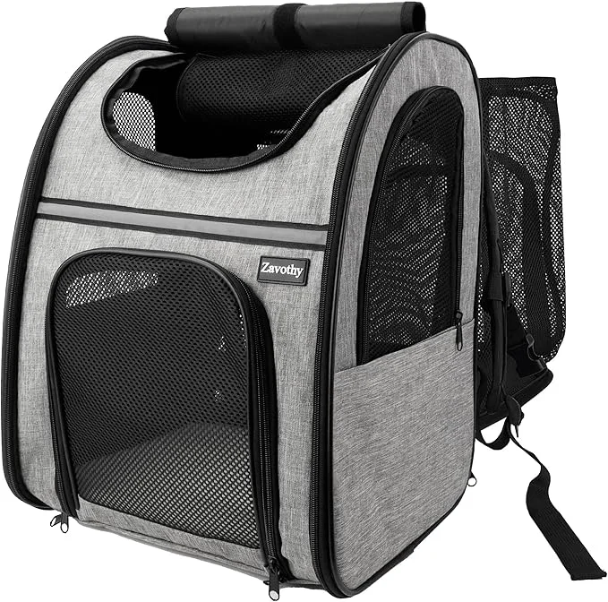 Effective Zavothy Cat Backpack Carrier Expandable Airline Pet Backpack Premium Material