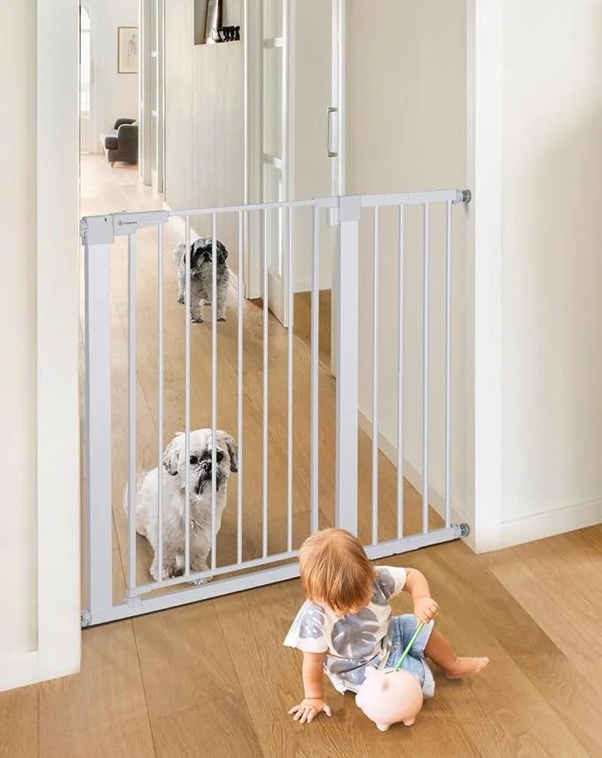 Innovative COMOMY 36 Extra Tall Baby Gate Natural
