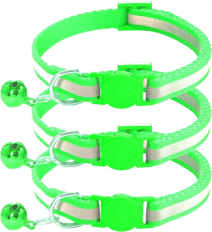 Consistent 3 Pack Reflective and Breakaway Cat Collars Responsible