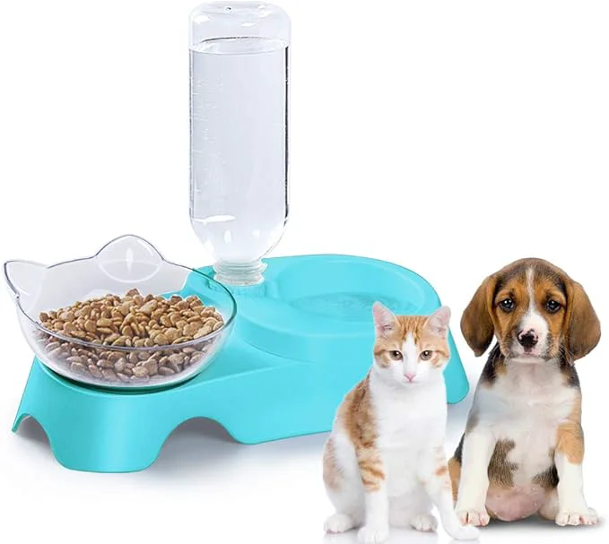 Artisan MILIFUN Double Dog Cat Bowls Secure