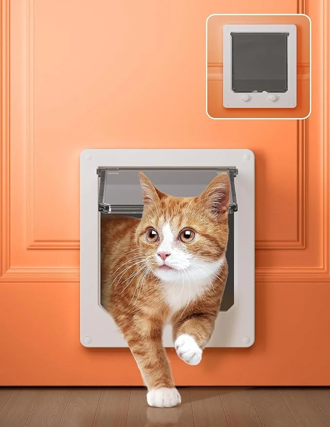 Reliable LIBBEPET Cat Door Interior Door Indoor Cat Doors Large Pet Doors Efficient