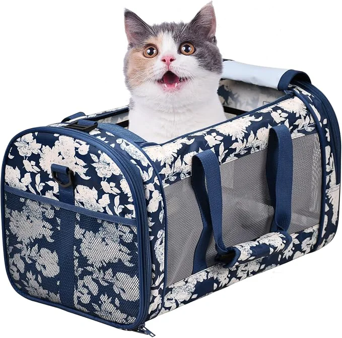 Elite Soft-Sided Kennel Pet Carrier for Small Dogs Airline Cat Carriers Dog Expertly Made