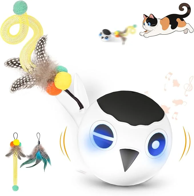 Superior Cat Toys Interactive Kitten Toys Indoor Cats USB Rechargeable Electronic Exceptional