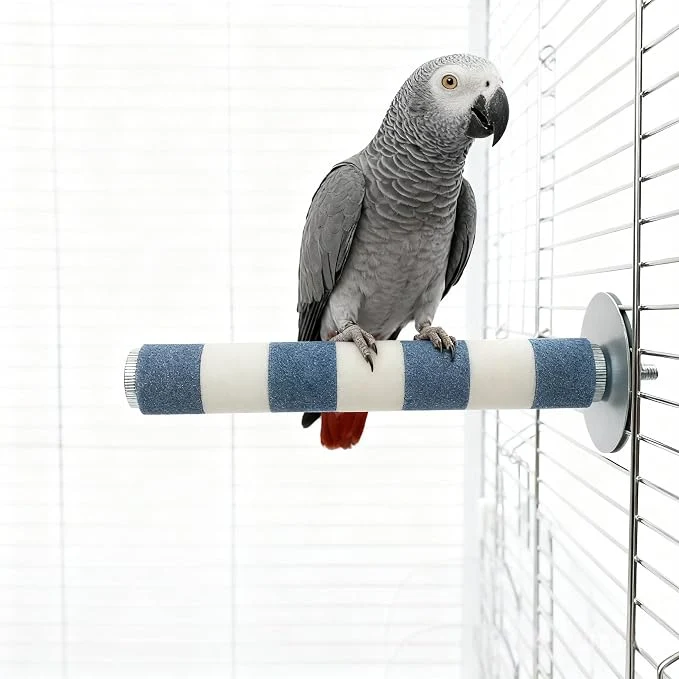 Prestigious AOTU Bird Perch Rough-surfaced Parrot Perch Bird Stand Clean