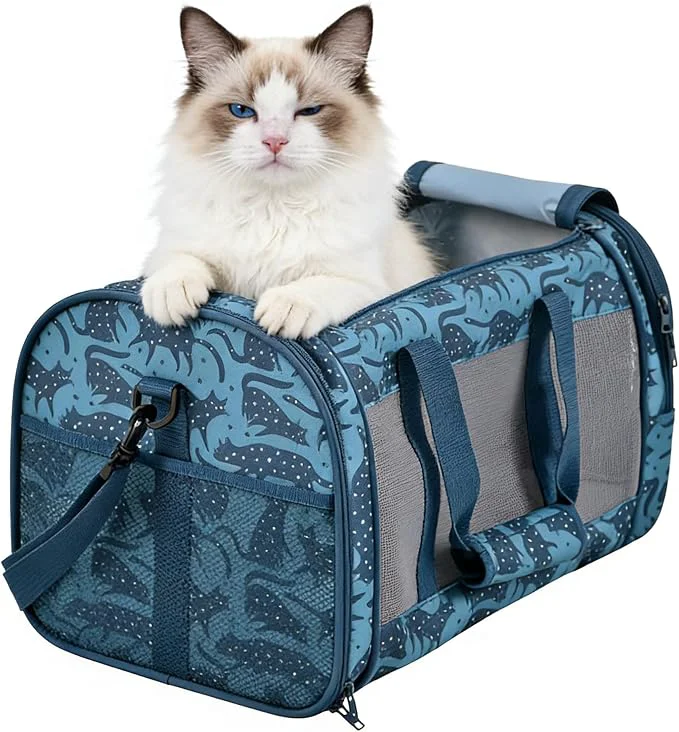 Genuine Soft-Sided Kennel Pet Carrier for Small Dogs Airline Cat Carriers Dog Superior