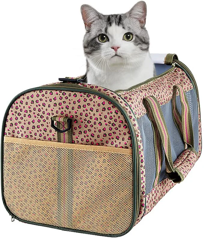 Lightweight Soft-Sided Kennel Pet Carrier for Small Dogs Airline Cat Carriers Dog Smooth