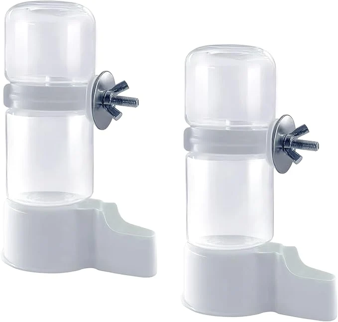Reusable Pet Bird Automatic Water Dispenser Bird Cage Hanging Drinking Device Secure