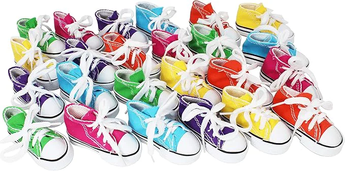 Next-Generation Bonka Bird Toys 24 Mini Sneakers Foot Beak Chew Throw Parrot Parakeet Quaker Efficient