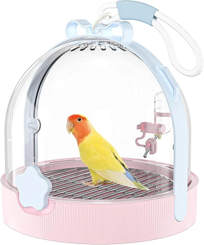 Safe Birdcages Small Bird Travel Cage Carrier Bird Carry Transport Bag，Small Original Design