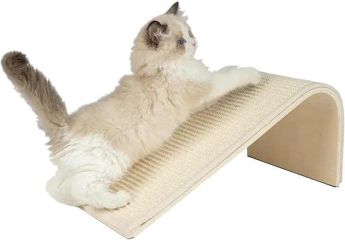 Artisan Pet Supplies Catify Cat Scratcher Fun Interactive Scratchers Posts Poles Claw Safe Furniture Saver Indoor Play Support Natural Cat Behaviors Heavy Duty - Ramp Cream 15 x 9About ThisOverview Sustainable