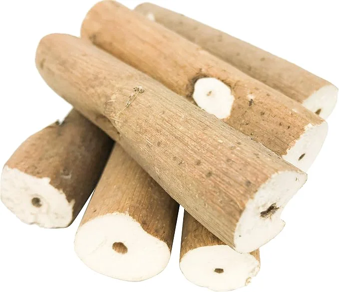 Optimized Bonka Bird Toys 1211 Pk6 Natural Bark Sola Sticks 1.25 Diameter Soft Chew Organic