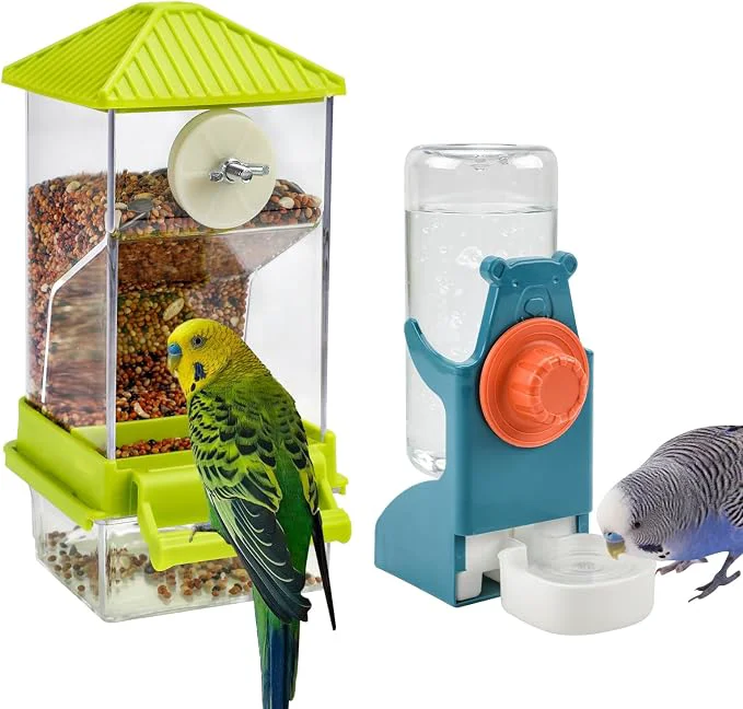 Luxury Rypet No Mess Bird Water Feeder Dispenser Set Automatic Bird Feeder Healthy