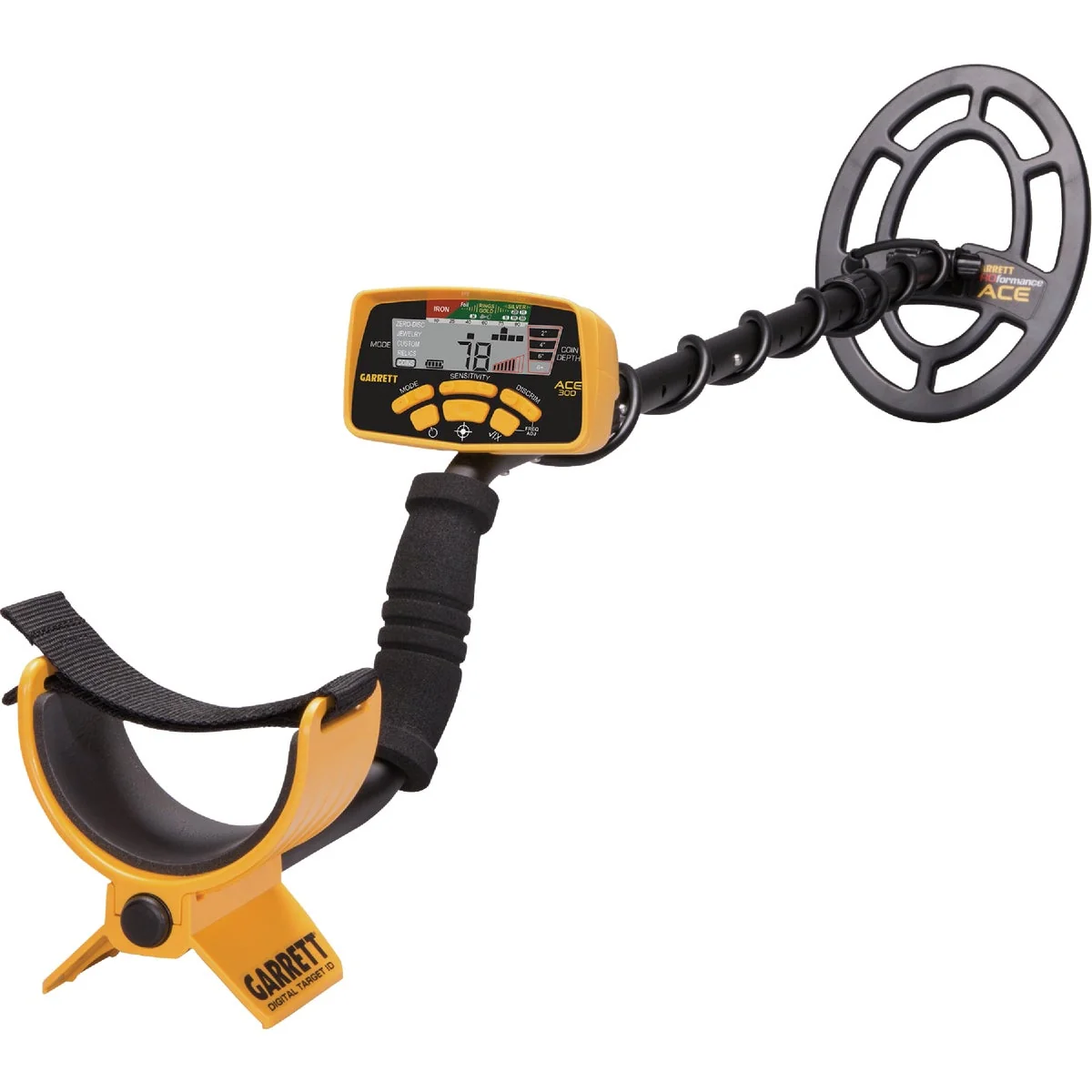 Dependable Garrett ACE 300 Metal Detector High-Quality