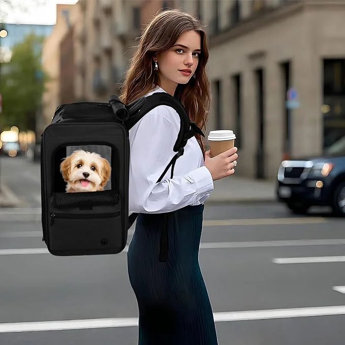Breathable EliteField Deluxe Backpack Pet Carrier Travel Soft-Sided Carrier Bag Carefully Designed