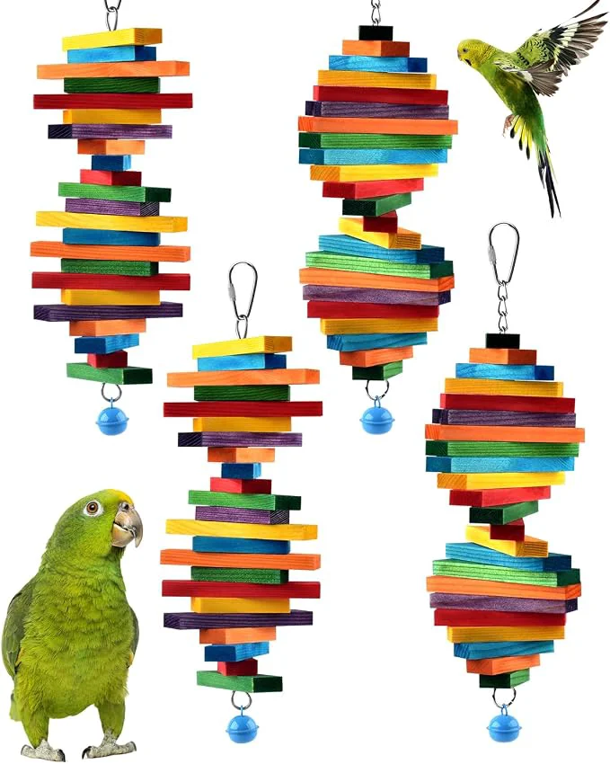Official Bissap 4 PCS Bird Chew Toys Reliable
