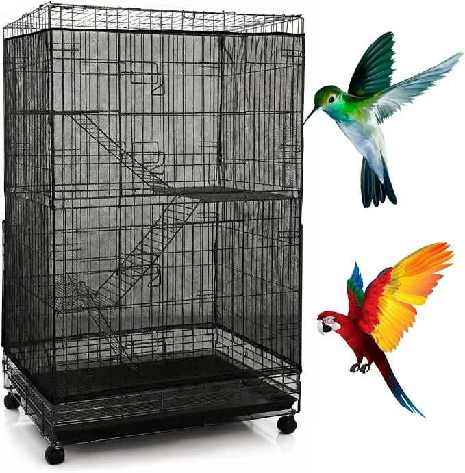 Responsible Large Bird Cage Seed Cather Elegant