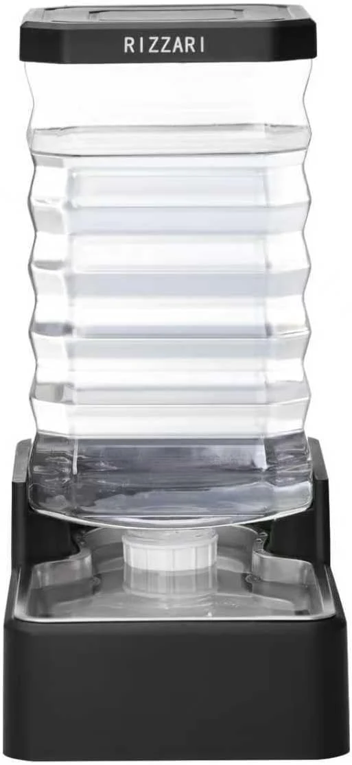 Expertly Made RIZZARI Stainless Steel Dog Water Dispenser 10L Lagre Capacity Gravity Waterer Effective