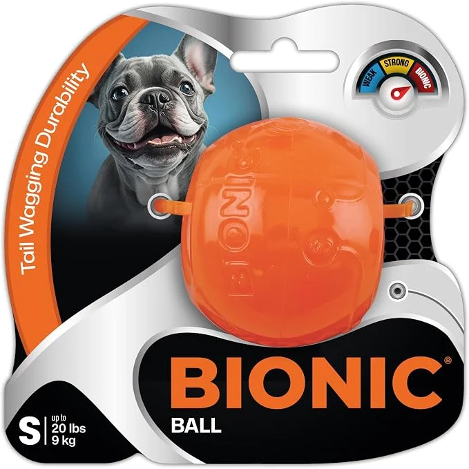 Top-Quality BIONIC Ball Dog Toy Small Clean