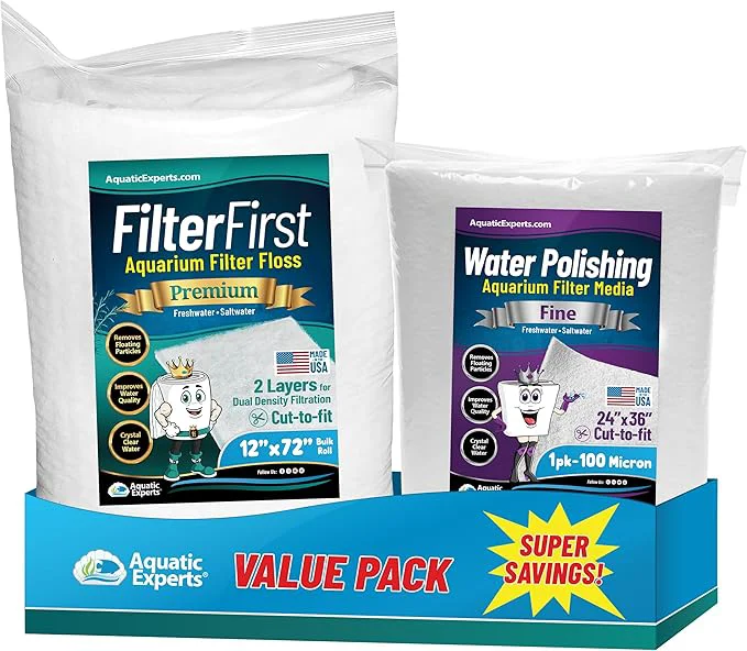 Casual Aquarium Filter Floss for Fish Tank Filters Traditional