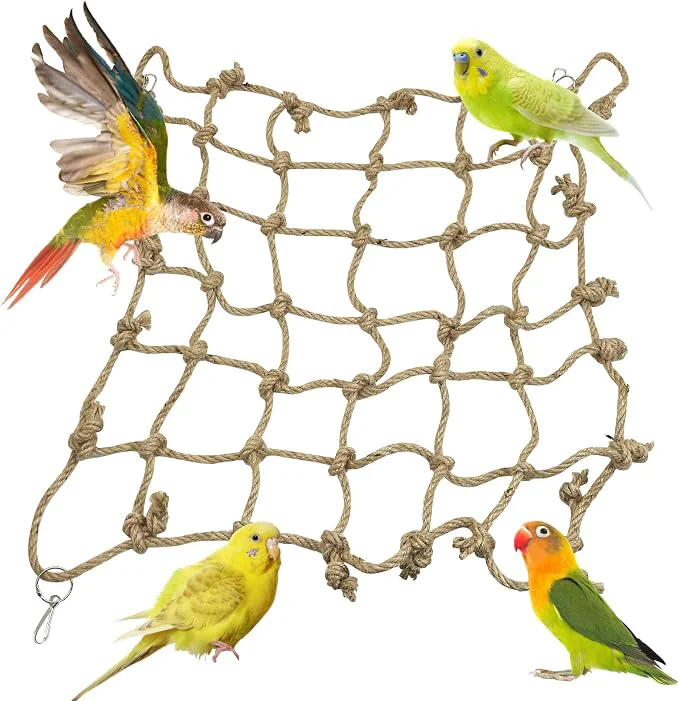 Fine Crafted Tfwadmx Natural Bird Rope Net Large Size Trusted