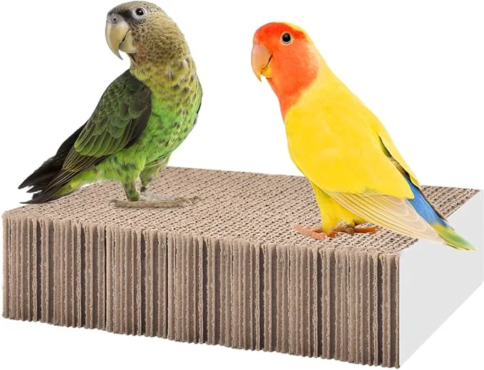 Casual KATUMO Parrot Toys 7 Inch Conure Shredder Foraging Toys Bird Perch Stand Enhanced