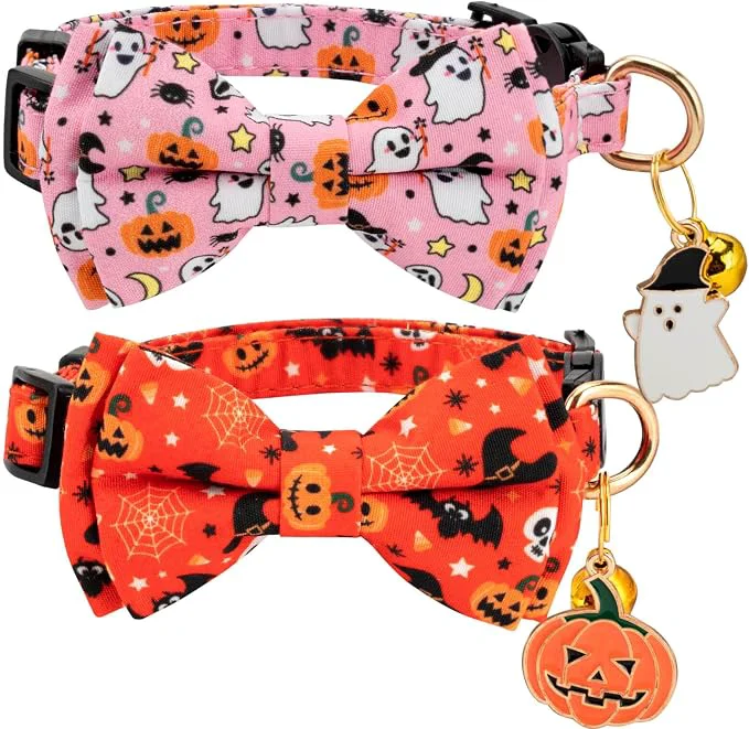 Trusted 2 Pack Halloween Breakaway Cat Collar Trendy