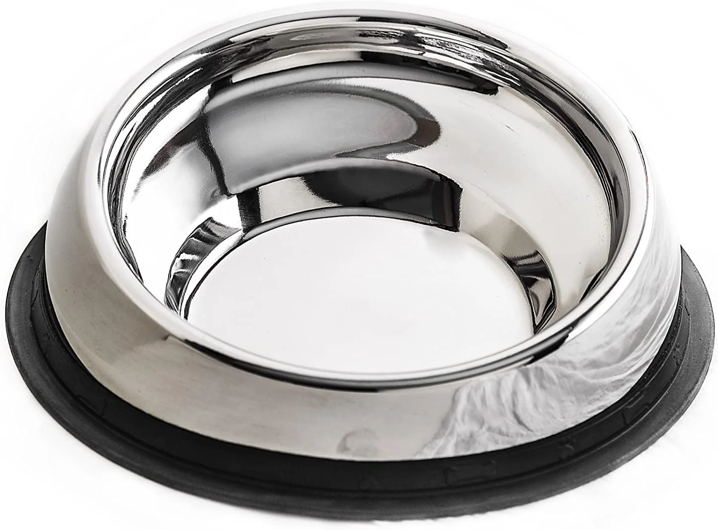 Artisan Enhanced Pet Bowl – Slanted Stainless Steel Dog Bowl for Flat-Faced Breeds Raised Back No-Spill Large Anti-Slip Original