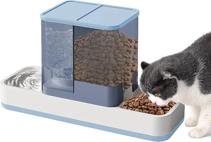 Quality Yummy Sam Automatic Small Pet Feeder and Water Dispenser 2 in 1 Gravity Cat Proven